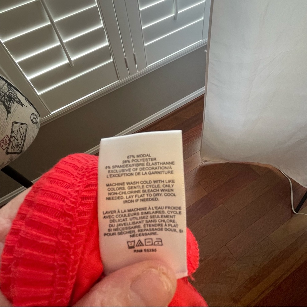 Express Vibrant Coral Mini Dress - Picture 5 of 5